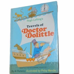 Vntg Beginner Books Travels of Doctor Dolittle